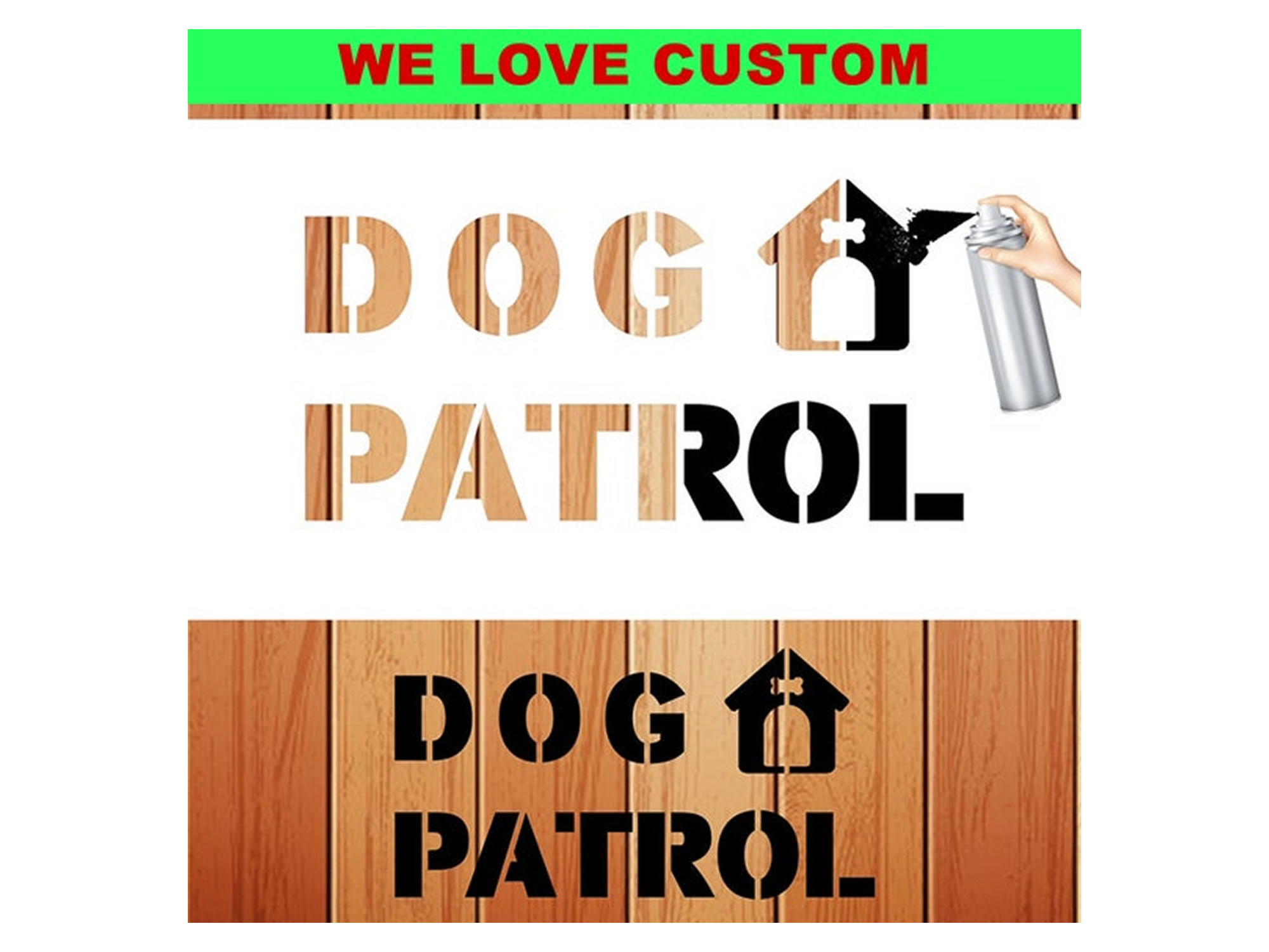 Custom Multi-Use Mylar Stencil