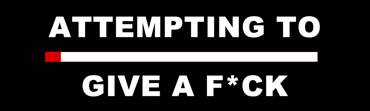 Attempting To Give A FCK Vinyl Sticker, Window Cling or Magnet in UV Laminate Coating
