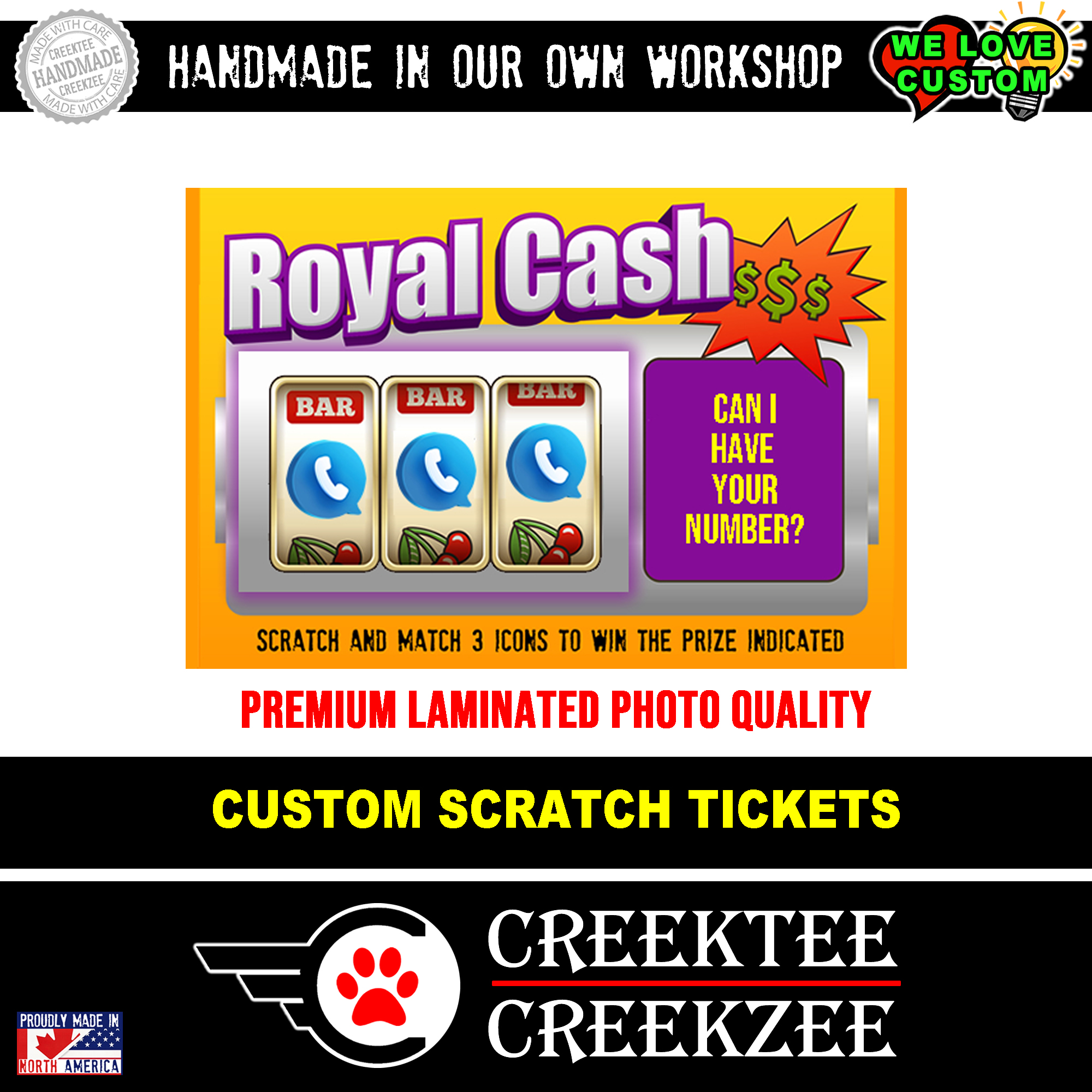 Can I Have Your Number Scratch Ticket